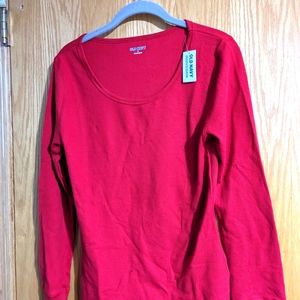 NWT Old Navy waffle red pj's pajama top